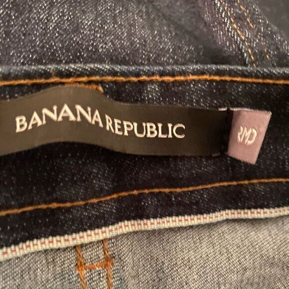Banana Republic Black 5 pocket button-fly Skinny Rapid denim jeans, size 38/32 - Picture 3 of 4